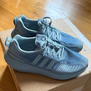 Adidas Light Blue Athletic Sneakers